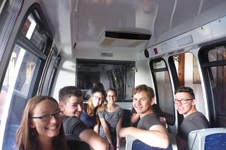 Auf Express-Rundfahrt im Europapark Rust.
